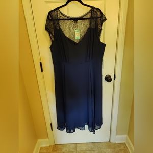 Torrid new navy party dress